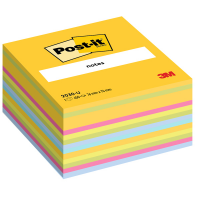 Blocco foglietti Cubo - 76 x 76 mm - giallo sole, verde lime, rosa power, verde acido, blu paradiso, acqua - 450 fogli - Post-it 7100172383 - 4046719274116 - DMwebShop
