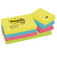Blocco foglietti Colori Energy - 653-TFEN - colori assortiti - 38 x 51 mm - 72 gr - 100 fogli - conf. 12 pezzi - Post it - 7100290179 - 4064035065898 - DMwebShop