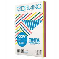 Carta Copy Tinta Multicolor - A4 - 80 gr - mix 5 colori forti - conf. 250 fogli - Fabriano - 62621297 - 8001348133667 - DMwebShop