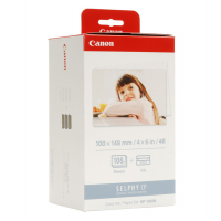 Carta fotografica - 100 x 148 mm - 108 Fogli con inchiostro - kp108ip - Canon - 3115B001 - 4960999616889 - DMwebShop
