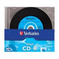 Scatola 10 CD-R Data Life Plus Data Vinyl - slim 1X-52X - 700Mb - Verbatim - 43426 - 23942434269 - DMwebShop