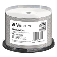 Scatola 50 CD-R Data Life Plus - spindle 1X-52X - 700Mb - Verbatim - 43745 - 23942437451 - DMwebShop