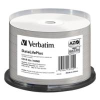 Scatola 50 CD-R Data Life Plus - spindle 1X-52X - 700Mb - Verbatim - 43745 - 23942437451 - DMwebShop