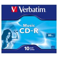 Scatola 10 CD-R Music Live It! Serigrafato - colorato - 80min - Verbatim - 43365 - 23942433651 - DMwebShop