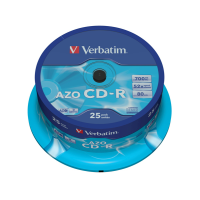 Scatola 25 CD-R DataLife Plus - 1X-52X - serigrafato - 700Mb - Verbatim - 43352 - 023942433521 - DMwebShop