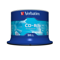 Scatola 50 CD-R DataLife Plus Extra Protection - 1X-52X - serigrafato - 700Mb - Verbatim 43351