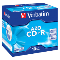 Scatola 10 CD-R DataLife Plus - Jewel Case - 1X-52X - serigrafata crystal - 700Mb - Verbatim - 43327 - 023942433279 - DMwebShop