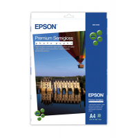 Carta fotografica Premium Semi-Gloss Photo Paper - A4 - 20 Fogli - Epson - C13S041332 - 8885007027302 - DMwebShop