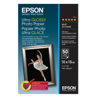 Carta Fotografica Ultra Glossy Photo Paper - 10 x 15 cm - 50 Fogli - Epson C13S041943