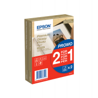 Premium Glossy Photo Paper - 10 x 15 cm - 2x 40 Fogli - Epson C13S042167