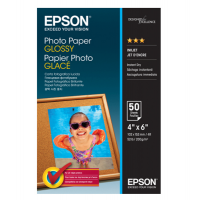 Carta Fotografica Photo Paper Glossy - 10 x 15 cm - 50 Fogli - Epson C13S042547