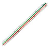 Scalimetro Isoteck - 30 cm - per edilizia - scale 1:100-200-250-300-400-500 - Arda - 109 - 8003438001092 - DMwebShop