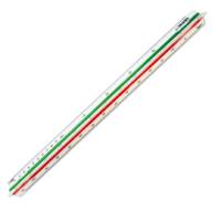 Scalimetro Isoteck - 30 cm - per edilizia - scale 1:100-200-250-300-400-500 - Arda - 109 - 8003438001092 - DMwebShop