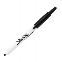 Marcatore permanente fine RT a scatto - punta conica fine - 1 mm - nero - conf. 12 pezzi - Sharpie - S0810840 - 3501170818442 - DMwebShop