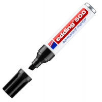 Marcatore permanente 500 - punta 2 - 7 mm - nero - Edding - E-500 001 - 4004764329625 - DMwebShop