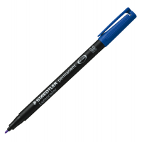 Pennarello Lumocolor Permanent 317 - punta 1 mm - blu - Staedtler - 317-3 - 4007817310595 - DMwebShop