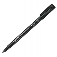 Pennarello Lumocolor permanent 317 - punta 1 mm - nero - conf. 10 pezzi - Staedtler - 317-9 - 4007817310748 - DMwebShop