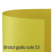 Cartoncino Bristol Color - 70 x 100 cm - 200 gr - giallo sole 53 - blister 10 fogli - Favini - A35B0A1 - 8007057570069 - DMwebShop
