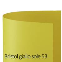 Cartoncino Bristol Color - 70 x 100 cm - 200 gr - giallo sole 53 - blister 10 fogli - Favini - A35B0A1 - 8007057570069 - DMwebShop