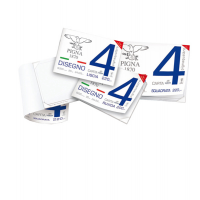 Blocco4 - 240 x 330 mm - 4 angoli - 20 fogli - 200 gr - liscio squadrato - 24 x 33 cm - conf. 10 pezzi - Pigna - 0220022SG - 8005235104532 - DMwebShop