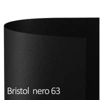 Cartoncino Bristol Color - 50 x 70 cm - 200 gr - nero 63 - conf. 25 pezzi - Favini - A35A012 - 8007057575316 - DMwebShop