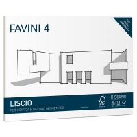 Album Favini 4 - 24 x 33 cm - 220 gr - 20 fogli liscio A166504
