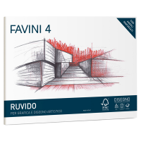Album Favini 4 - 24 x 33 cm - 220 gr - 20 fogli ruvido A168504