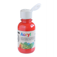 Colori Acryl - 125 ml - rosso vermiglione - Primo - 402TA125300 - 8006919064029 - DMwebShop