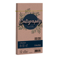 Busta Calligraphy Nature - 110 x 220 mm - 120 gr - mandorla - conf. 25 pezzi - Favini - A57C104 - A57C204 - 8007057747102 - DMwebShop