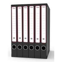 Gruppo registratori Sestetto - con 6 cartelle 3 lembi - 25,5x34,5 cm - dorso 23 cm - grigio - Rexel - King Mec - GKM6300 - 5028252505758 - DMwebShop