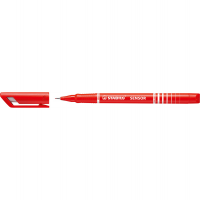 Fineliner Sensor - tratto 0,3 mm - rosso - conf. 10 pezzi - Stabilo - 189/40 - 4006381114172 - DMwebShop