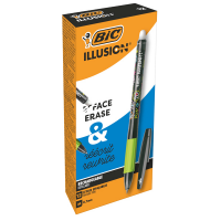 Penna sfera Gelocity Illusion - gel cancellabile - punta 0,7 mm - nero - conf. 12 pezzi - Bic - 943441 - 516523 - 3086123735415 - DMwebShop
