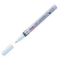 Marcatore Paint Marker Linea Amiko - punta extra fine - 0,6 mm - bianco - Pentel - MFP10-W - 884851025364 - DMwebShop