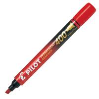 Marcatore permanente Markers 400 - punta a scalpello - 4,5 mm - rosso - conf. 12 pezzi - Pilot - 002712 - 4902505511189 - DMwebShop