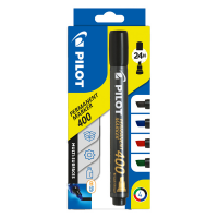 Marcatore Permanente Markers 400 - punta a scalpello 4,5 mm - colori assortiti - astuccio 4 pezzi - Pilot - 002700 - 3131910501466 - DMwebShop