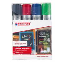 Marcatore a gesso liquido 4090 punta scalpello da 4 a 15 mm astuccio 4 pezzi - 18172