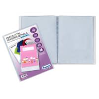 Portalistini personalizzabile Premium liscio 22 x 30 cm 80 buste trasparente - 2518