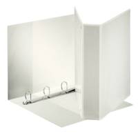 Raccoglitore personalizzabile Display 4 anelli a D 50 mm dorso 7,1 cm 22 x 30 cm bianco Esselte 394754000 - 3703