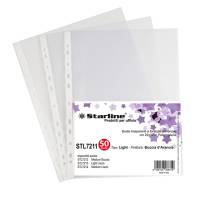 Buste forate Light - buccia - 22 x 30 cm - trasparente - conf. 50 pezzi - Starline - 662208stl - 8025133038319 - DMwebShop