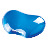 Poggiapolsi in gel - blu trasparente - Fellowes - 91177-72 - 077511911774 - DMwebShop