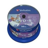 Scatola 50 DVD+R - stampabile - 4,7 Gb - Verbatim - 43512 - 23942435129 - DMwebShop