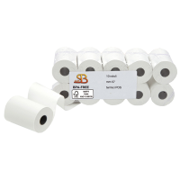Rotolo per POS e carte di credito - 57 mm x 20 mt - Ø esterno 40 mm - anima 12 mm - 55 gr - carta termica BPA free - blister 10 pezzi - Sabacart - 3125057020CX - 8024828698708 - DMwebShop