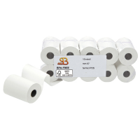 Rotolo per POS e carte di credito - 57 mm x 18 mt - Ø esterno 38 mm - anima 12 mm - 55 gr - carta termica BPA free - blister 10 pezzi - Sabacart - 3125057018CX - 8024828704478 - DMwebShop