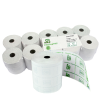 Rotolo per registratore cassa - lunga durata - 57,5 mm x 30 mt - Ø esterno 50 mm - anima 12 mm - carta termica - conf. 10 pezzi - Sabacart - 3166057530BX - 8024828702788 - DMwebShop
