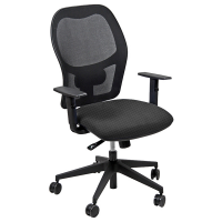Seduta operativa Hubble HUHU - 4 blocchi - con braccioli regolabili - grigio chiaro - Unisit - HUHU/BR/GI - DMwebShop