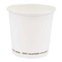 Bicchiere in carta - 200 ml - bianco - conf. 50 pezzi - Signor Bio - PGC008BIO50C - 8055715783344 - DMwebShop
