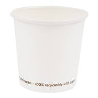 Bicchiere in carta 200 ml bianco - 6530