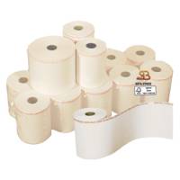 Rotolo per bilancia 57 mm x 38 mt diametro esterno 82 mm anima 25 mm 112 gr carta termica adesiva BPA free blister 4 pezzi - 5589
