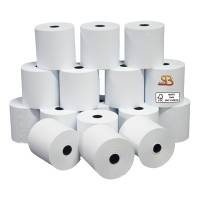 Rotolo per calcolatrici 60 mm x 28 mt diametro esterno 58 mm anima 12 mm 55 gr carta neutra blister 10 pezzi 10206000012BX - 5919