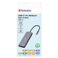USB-C Pro Multiport Hub 14 Port CMH-14 - Verbatim - 32154 - 23942321545 - DMwebShop